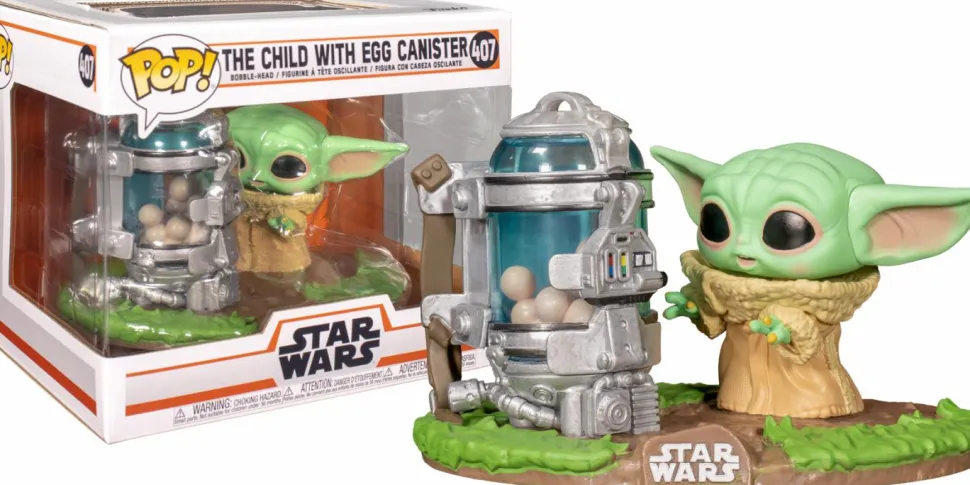 Star Wars: The Mandalorian - The Child (Baby Yoda) with Egg Canister Deluxe Pop! Vinyl Figure