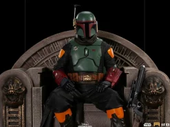 Star Wars: The Mandalorian - Boba Fett on Throne Deluxe 1/10th Scale Statue