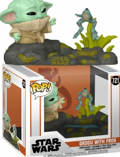 Star Wars: The Mandalorian - Grogu with Frog Deluxe Pop! Vinyl Figure