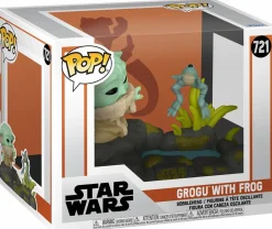 Star Wars: The Mandalorian - Grogu with Frog Deluxe Pop! Vinyl Figure