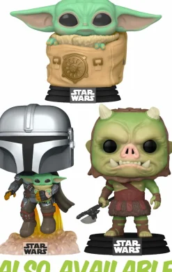 Star Wars: The Mandalorian - The Mandalorian with The Child (Baby Yoda) Flying Pop! Vinyl Figure