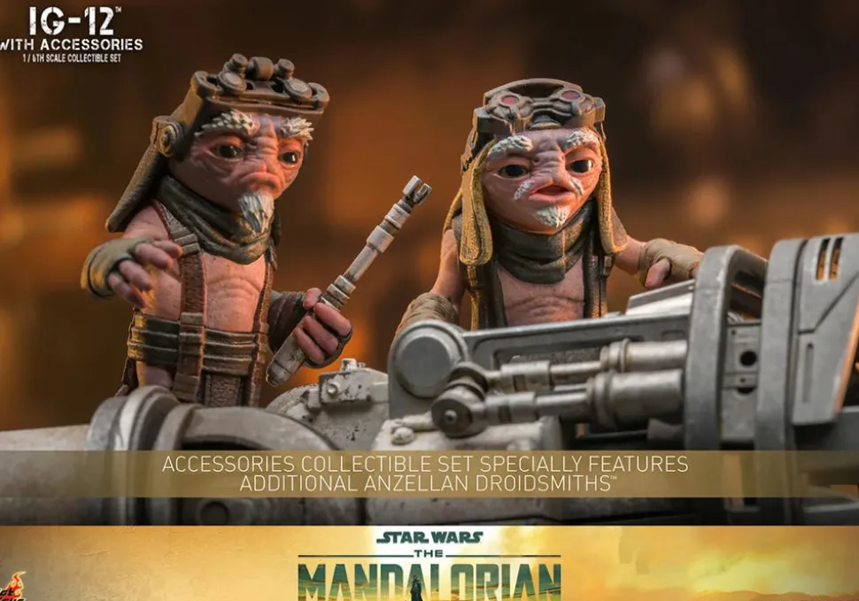 Star Wars: The Mandalorian - IG-12 with Accessories 1/6th Scale Hot Toys Action Figure