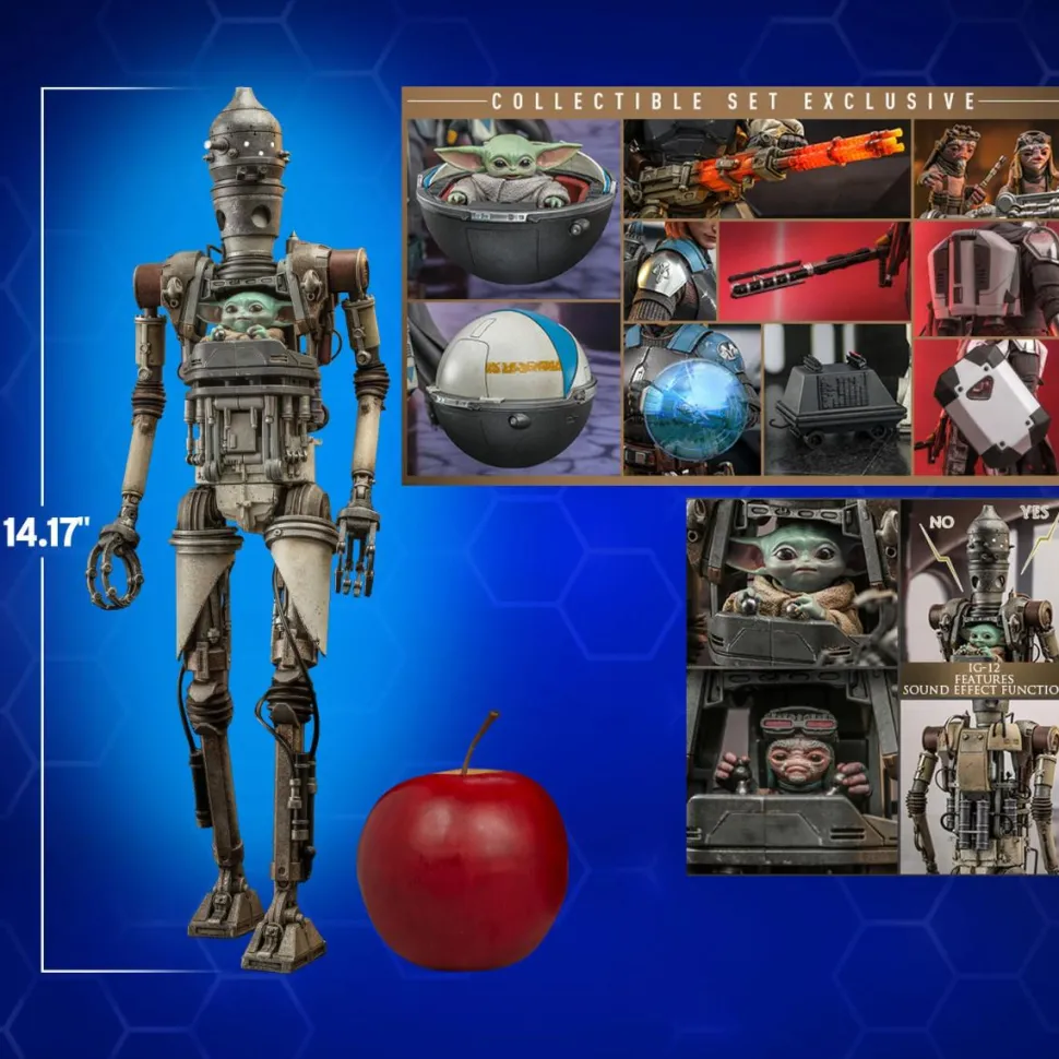 Star Wars: The Mandalorian - IG-12 with Accessories 1/6th Scale Hot Toys Action Figure