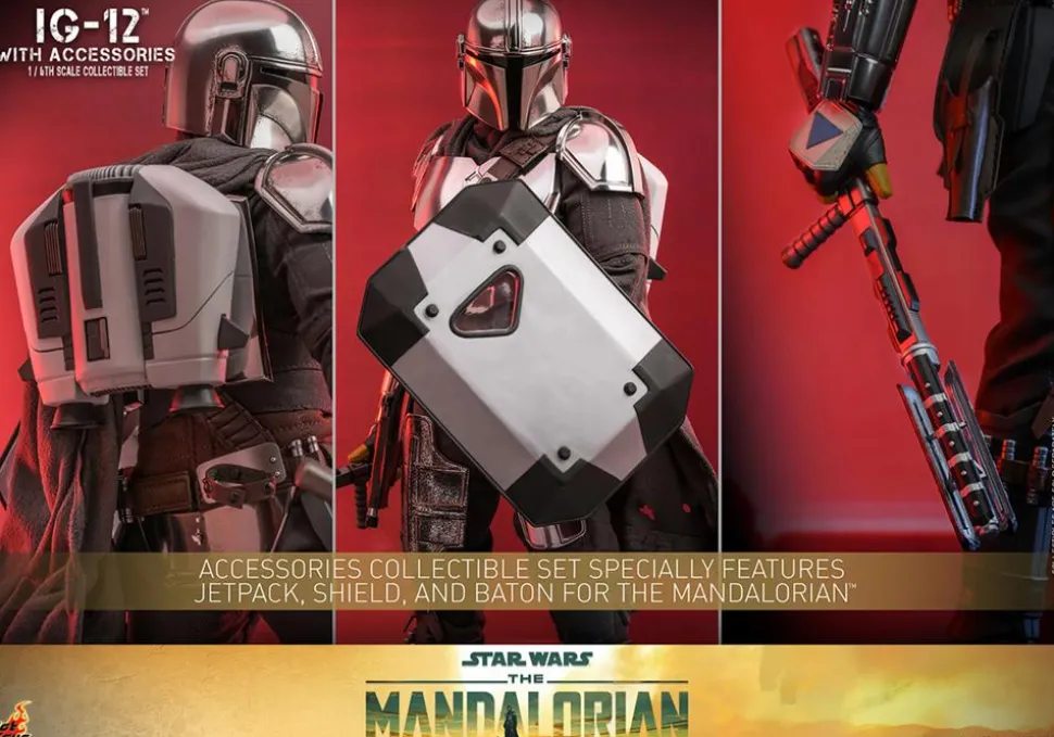 Star Wars: The Mandalorian - IG-12 with Accessories 1/6th Scale Hot Toys Action Figure