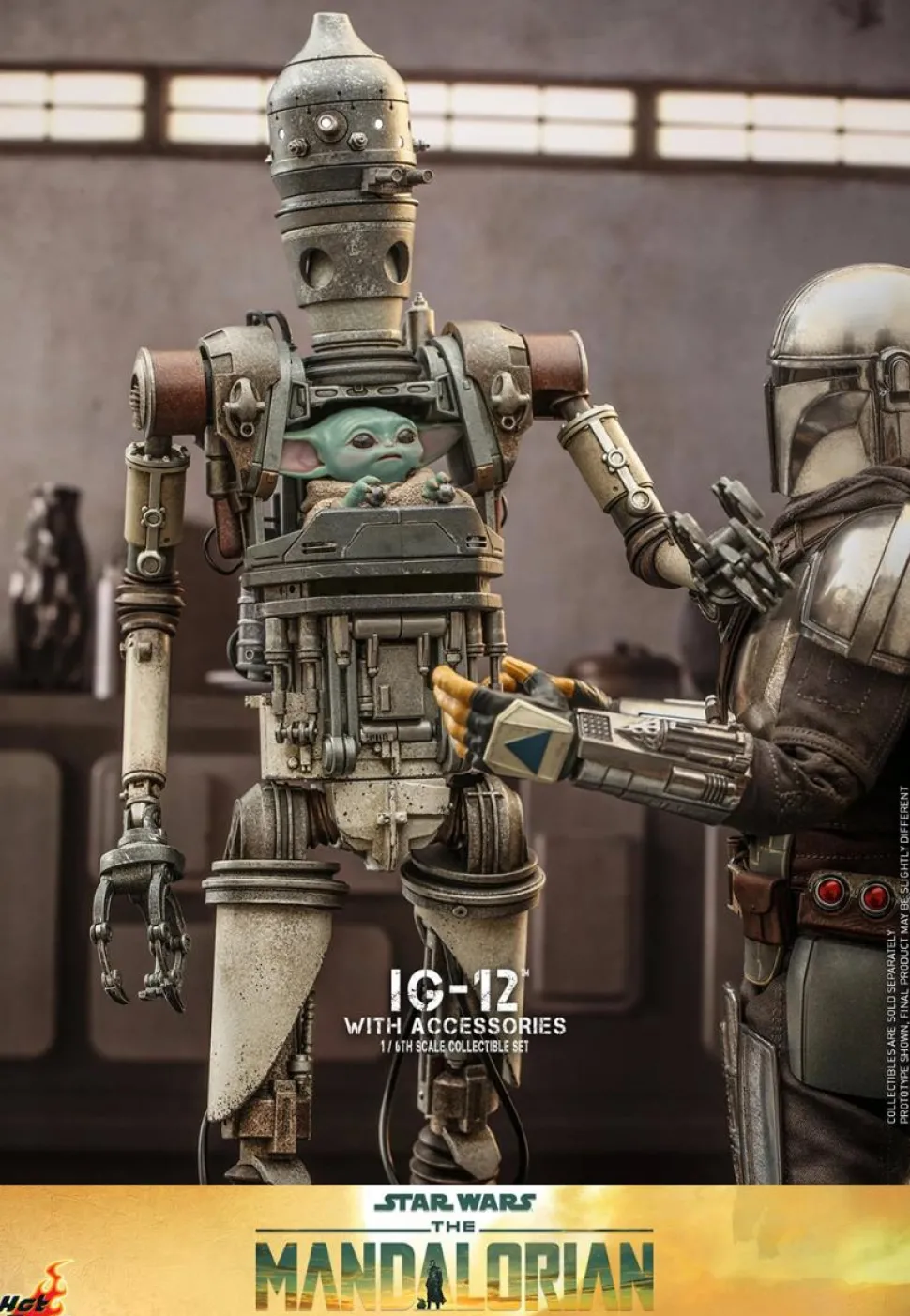 Star Wars: The Mandalorian - IG-12 with Accessories 1/6th Scale Hot Toys Action Figure