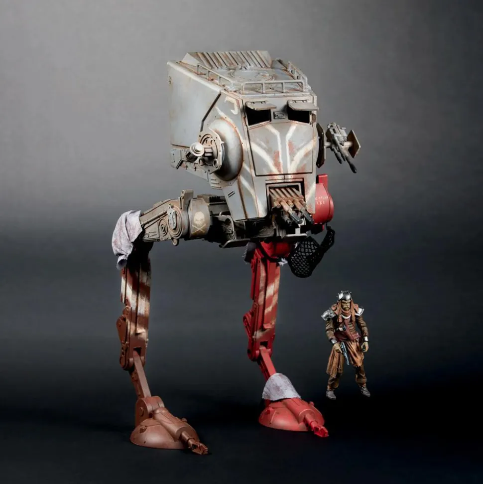 Star Wars: The Mandalorian - AT-ST Raider with Klatooinian Raider Vintage Collection Kenner 3.75" Scale Action Figure Vehicle Playset
