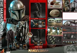 Star Wars: The Mandalorian - The Mandalorian & The Child Deluxe 1/4 Scale Hot Toys Action Figure 2-Pack (Battery Compliant)
