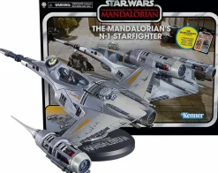 Star Wars: The Mandalorian - The Mandalorian's N-1 Starfighter & The Mandalorian Vintage Collection Kenner 3.75" Scale Action Figure Vehicle