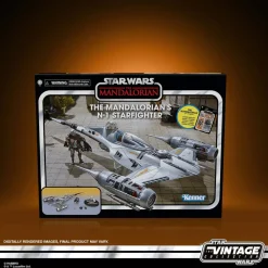 Star Wars: The Mandalorian - The Mandalorian's N-1 Starfighter & The Mandalorian Vintage Collection Kenner 3.75