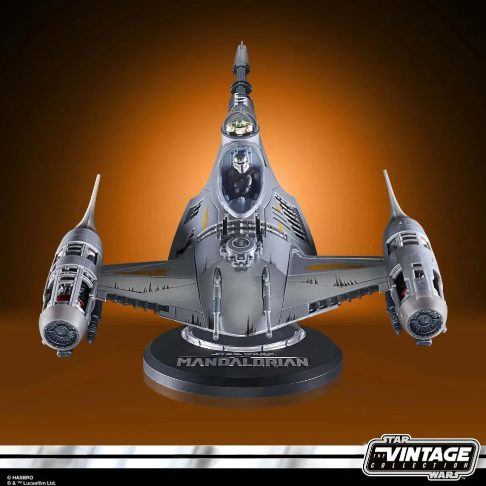 Star Wars: The Mandalorian - The Mandalorian's N-1 Starfighter & The Mandalorian Vintage Collection Kenner 3.75" Scale Action Figure Vehicle