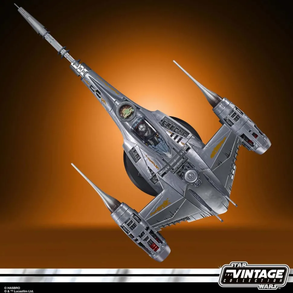 Star Wars: The Mandalorian - The Mandalorian's N-1 Starfighter & The Mandalorian Vintage Collection Kenner 3.75" Scale Action Figure Vehicle