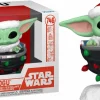 Star Wars: The Mandalorian - Grogu with Santa Hat in Pram (Holiday) Pop! Vinyl Figure