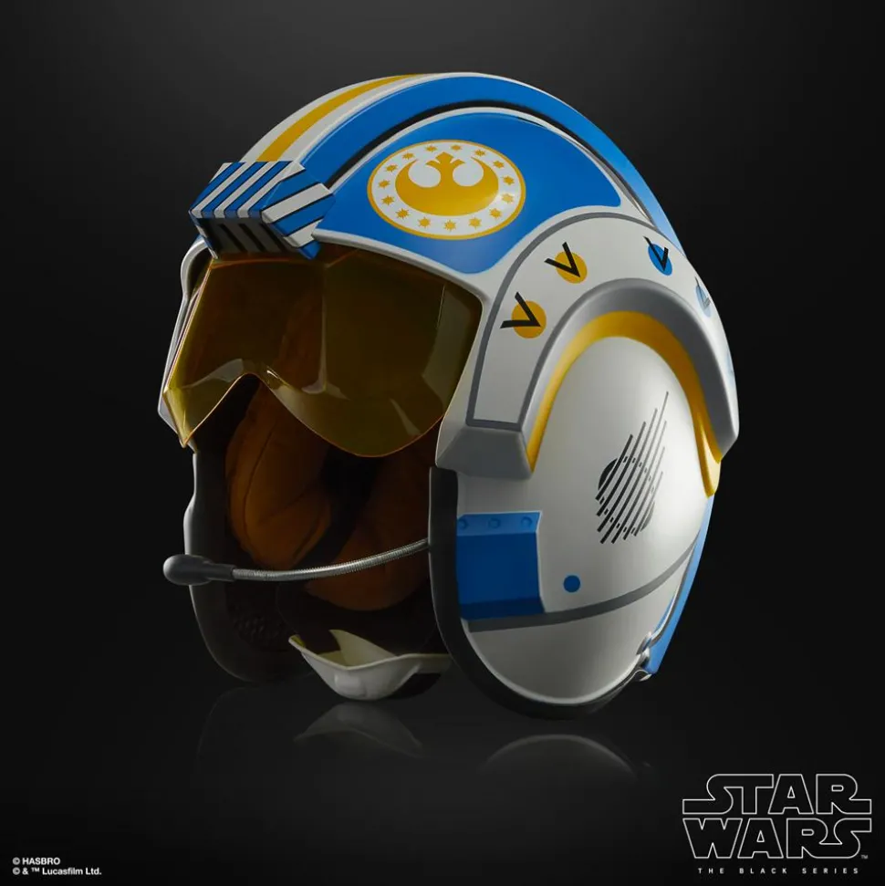 Star Wars: The Mandalorian - Carson Teva Helmet Black Series Premium Electronic 1:1 Scale Life-Size Prop Replica