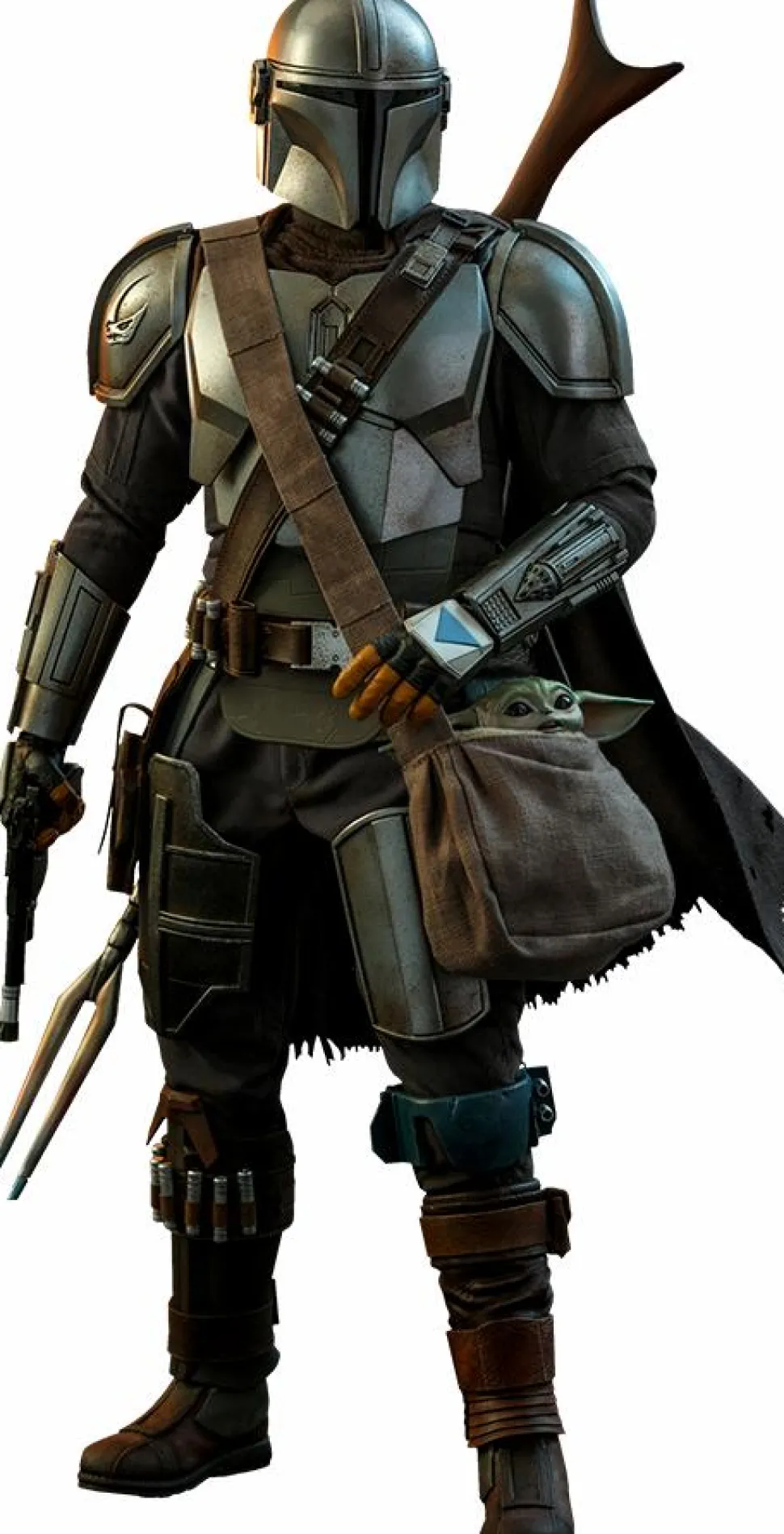 Star Wars: The Mandalorian - The Mandalorian & The Child 1/4 Scale Hot Toys Action Figure 2-Pack (Int Sales Only)