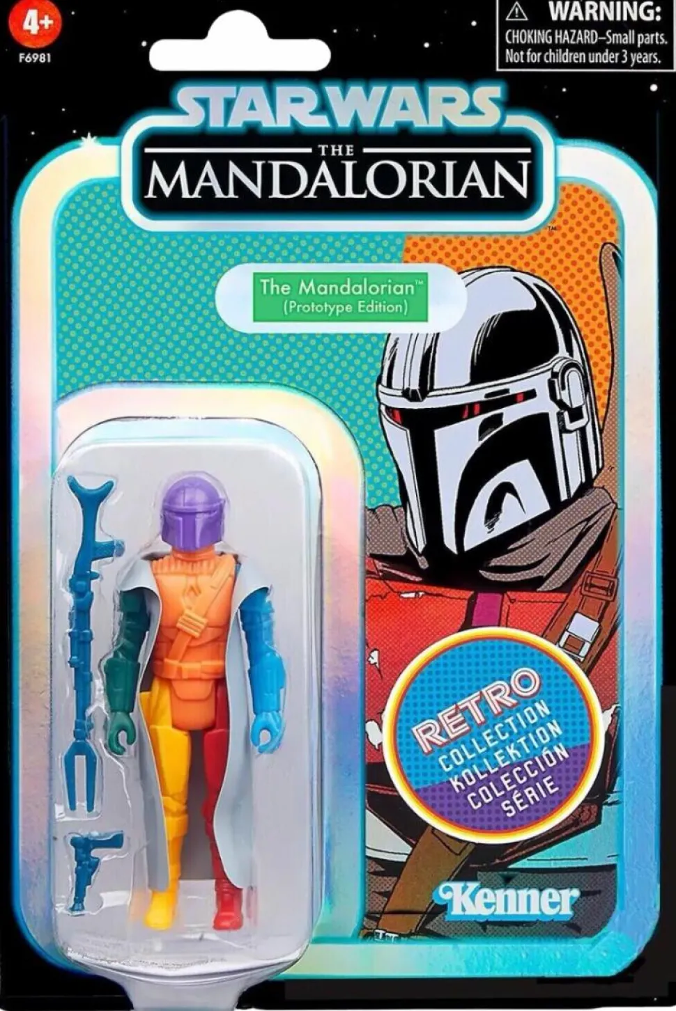 Star Wars: The Mandalorian - The Mandalorian (Prototype Edition) Retro Collection Kenner 3.75" Action Figure