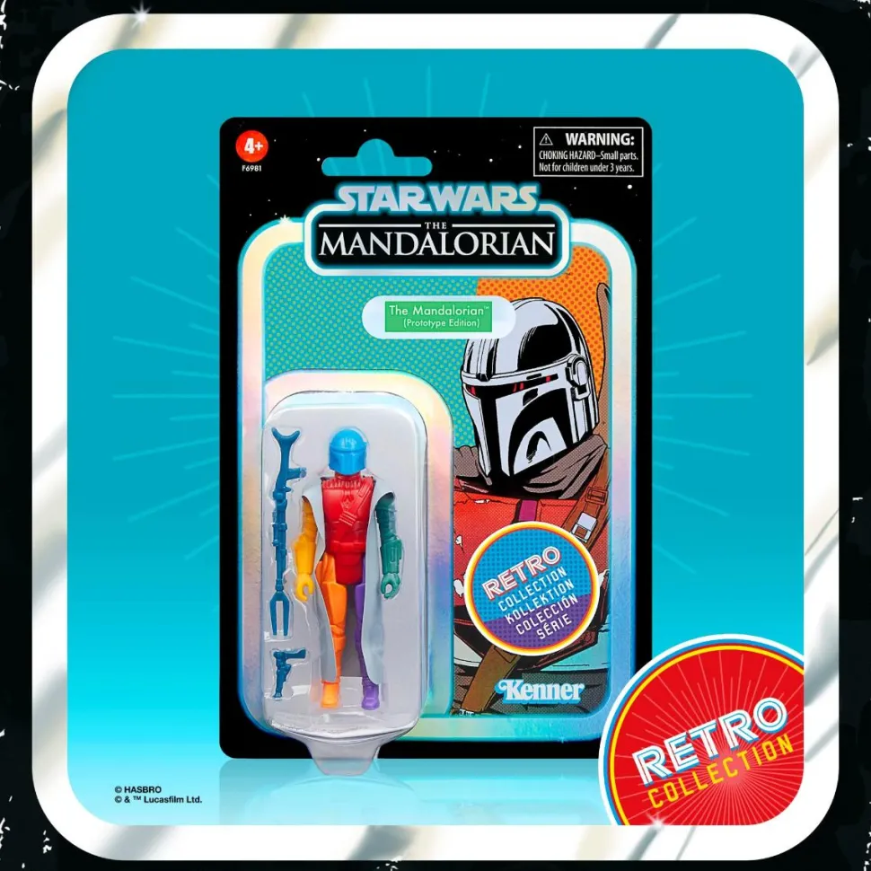 Star Wars: The Mandalorian - The Mandalorian (Prototype Edition) Retro Collection Kenner 3.75" Action Figure