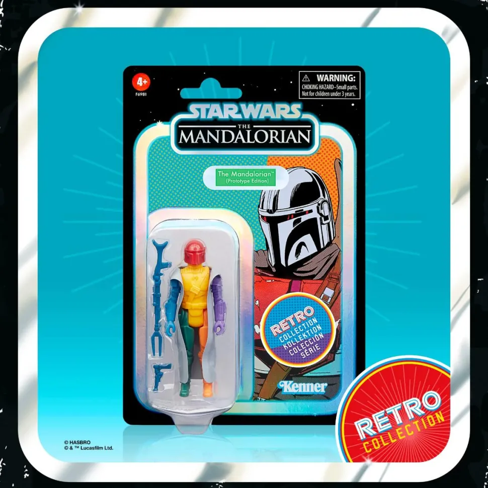 Star Wars: The Mandalorian - The Mandalorian (Prototype Edition) Retro Collection Kenner 3.75" Action Figure