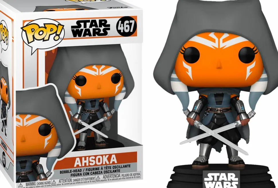 Star Wars: The Mandalorian - Ahsoka Hooded Pop! Vinyl Figure