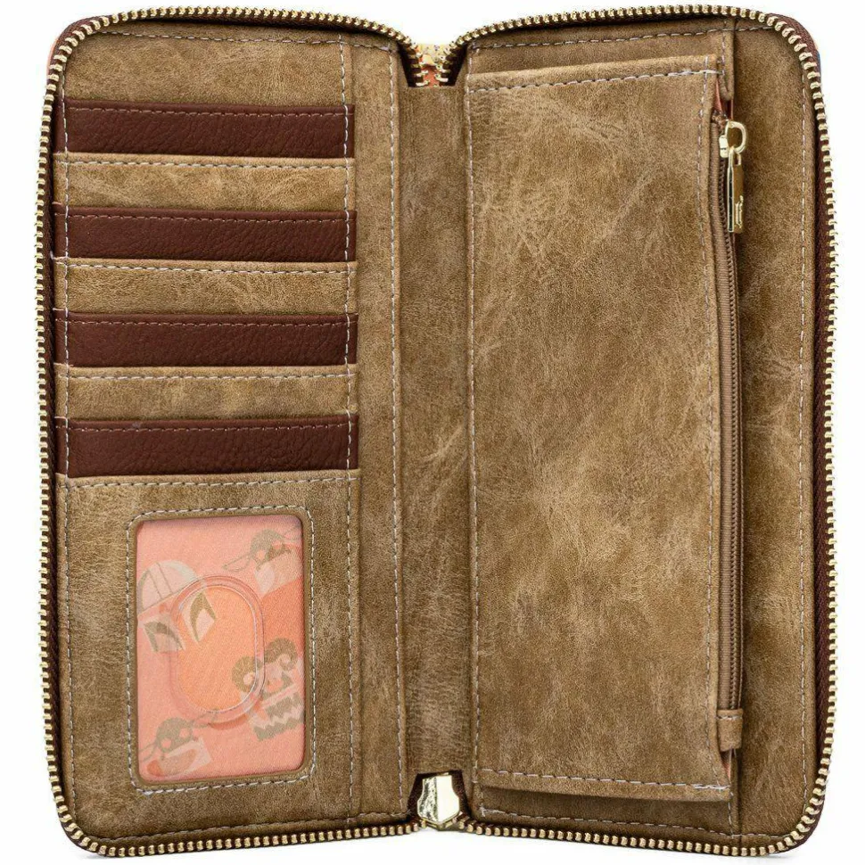 Star Wars: The Mandalorian - Bantha Ride 8” Faux Leather Zip-Around Wallet