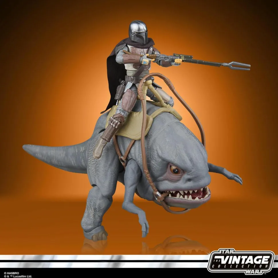 Star Wars: The Mandalorian - Blurrg & The Mandalorian (Arvala-7) Vintage Collection Kenner 3.75" Scale Action Figure 2-Pack