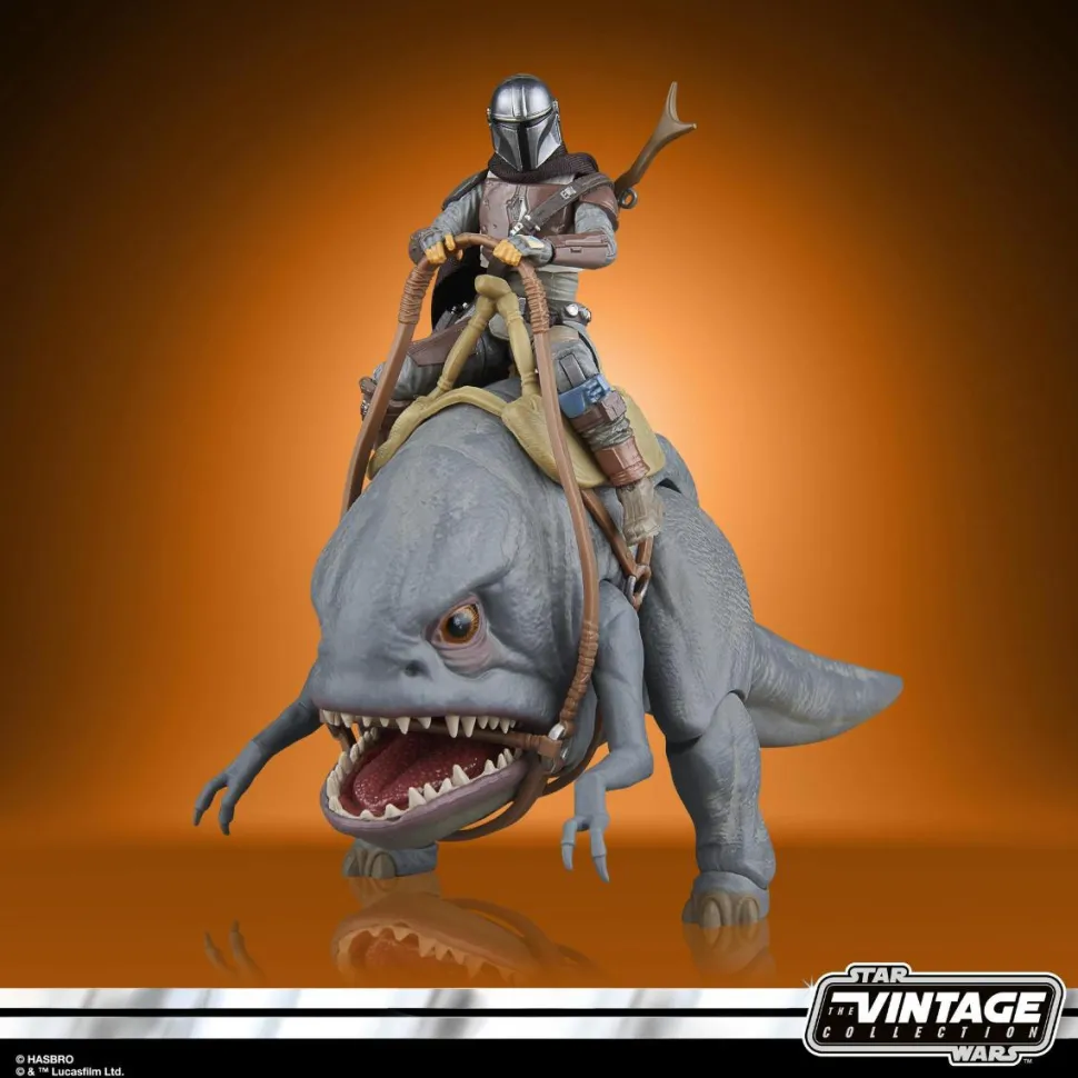 Star Wars: The Mandalorian - Blurrg & The Mandalorian (Arvala-7) Vintage Collection Kenner 3.75" Scale Action Figure 2-Pack