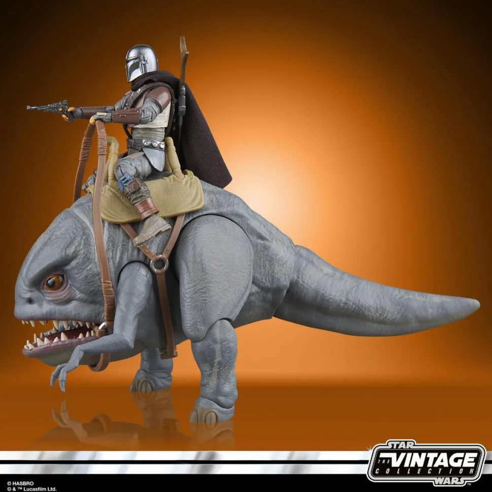 Star Wars: The Mandalorian - Blurrg & The Mandalorian (Arvala-7) Vintage Collection Kenner 3.75" Scale Action Figure 2-Pack
