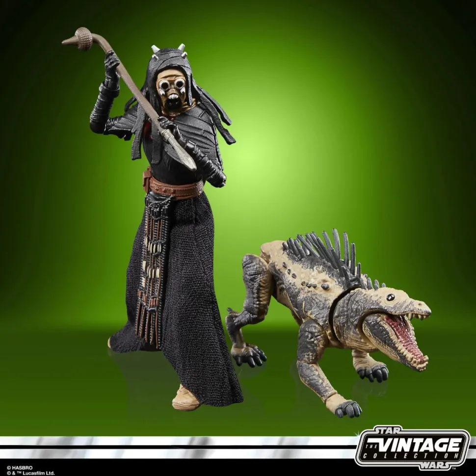 Star Wars: The Mandalorian - Tusken Warrior & Massiff Vintage Collection Kenner 3.75" Scale Action Figure