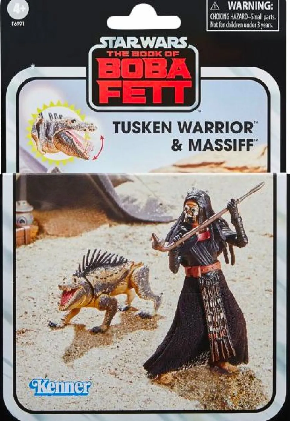 Star Wars: The Mandalorian - Tusken Warrior & Massiff Vintage Collection Kenner 3.75" Scale Action Figure