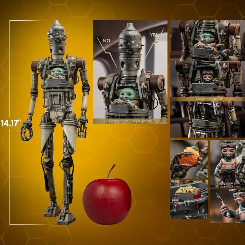 Star Wars: The Mandalorian - IG-12 1/6th Scale Hot Toys Action Figure