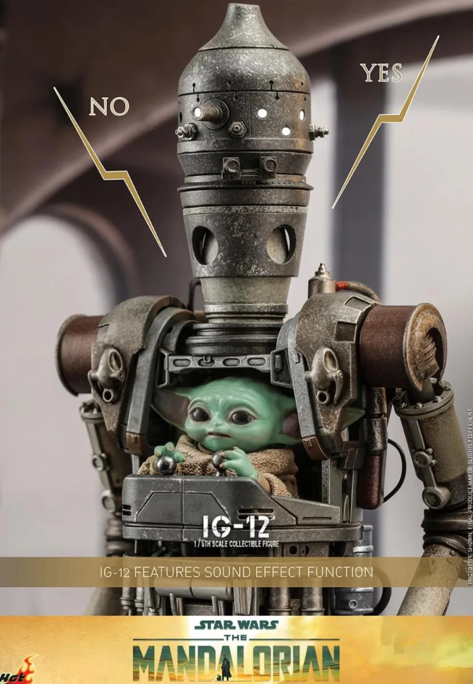 Star Wars: The Mandalorian - IG-12 1/6th Scale Hot Toys Action Figure