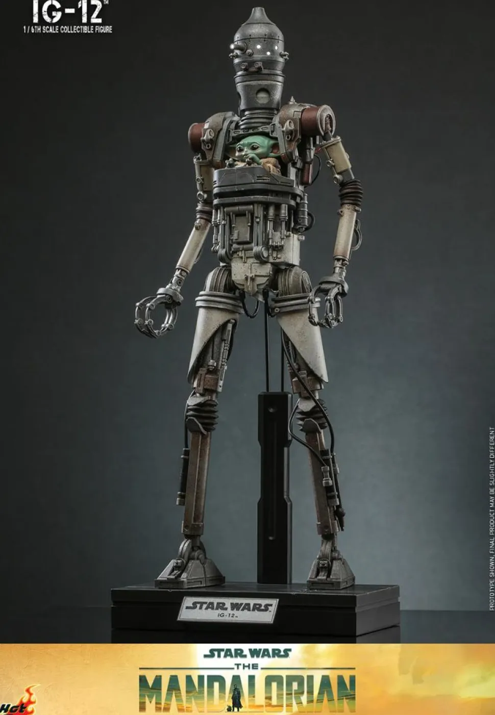 Star Wars: The Mandalorian - IG-12 1/6th Scale Hot Toys Action Figure