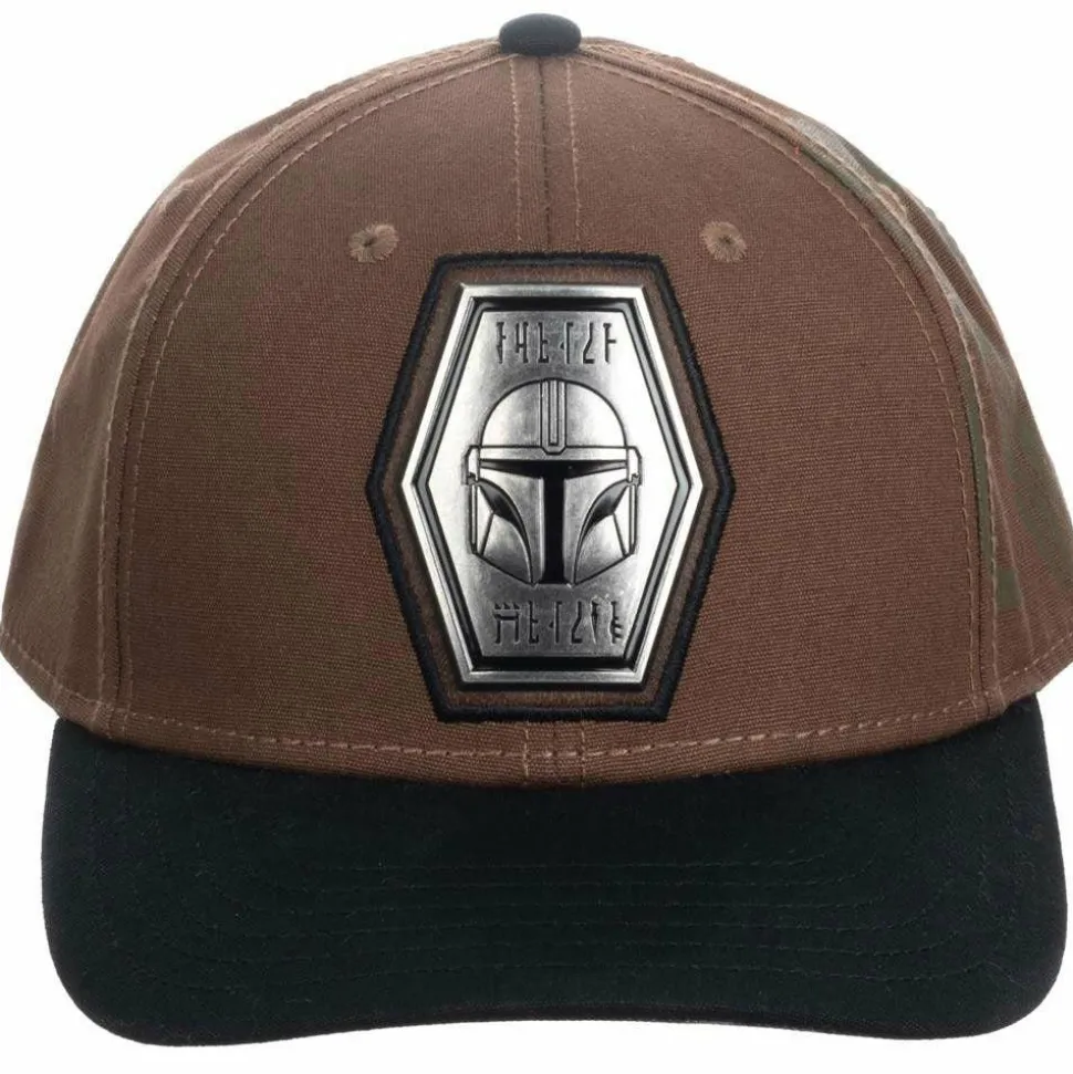 Star Wars: The Mandalorian - The Mandalorian Precurve Snapback Hat (One-Size)