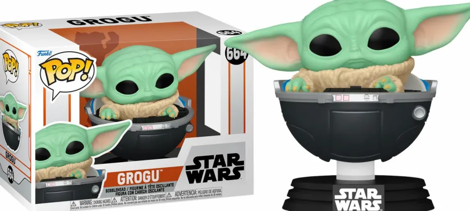 Star Wars: The Mandalorian - Grogu in Hovering Pram Pop! Vinyl Figure