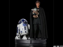 Star Wars: The Mandalorian - Luke Skywalker, R2-D2 & Grogu 1/4 Scale Legacy Statue