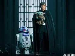 Star Wars: The Mandalorian - Luke Skywalker, R2-D2 & Grogu 1/4 Scale Legacy Statue