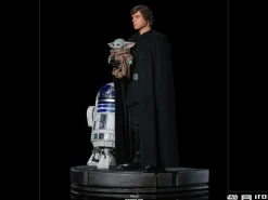 Star Wars: The Mandalorian - Luke Skywalker, R2-D2 & Grogu 1/4 Scale Legacy Statue