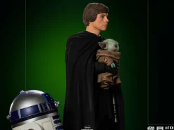 Star Wars: The Mandalorian - Luke Skywalker, R2-D2 & Grogu 1/4 Scale Legacy Statue