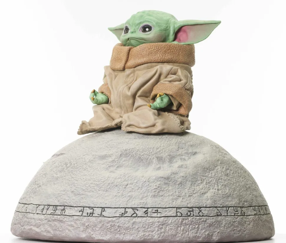 Star Wars: The Mandalorian - Grogu on Seeing Stone Milestones 1/6th Scale Statue