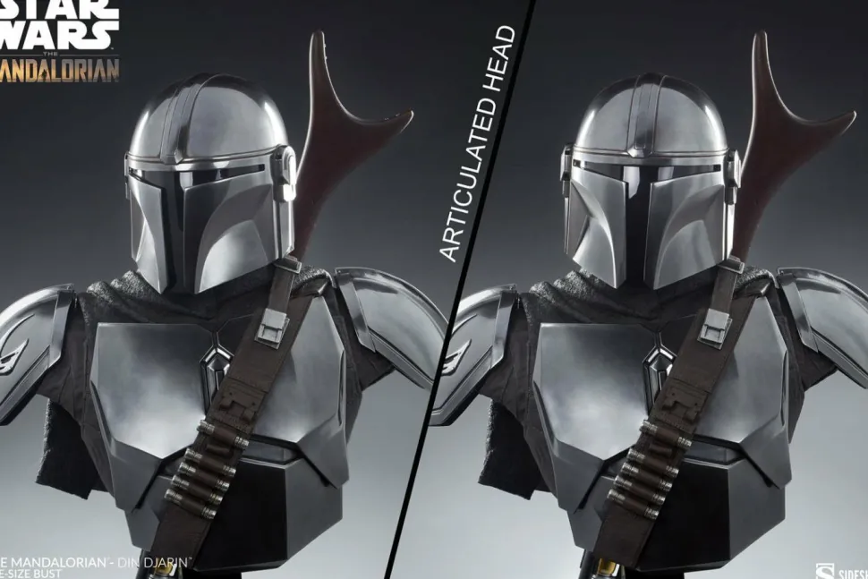 Star Wars: The Mandalorian - Din Djarin 1:1 Scale Life-Size Bust