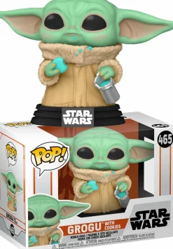 Star Wars: The Mandalorian - Grogu (The Child) with Cookie Pop! Vinyl Figure