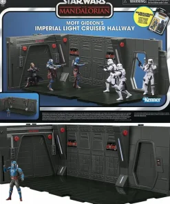 Star Wars: The Mandalorian - Moff Gideon’s Imperial Light Cruiser Hallway with Mandalorian Privateer Vintage Collection Kenner 3.75" Scale Action Figure Playset