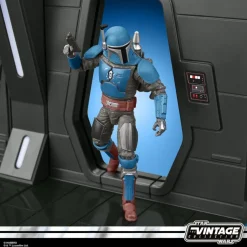 Star Wars: The Mandalorian - Moff Gideon’s Imperial Light Cruiser Hallway with Mandalorian Privateer Vintage Collection Kenner 3.75