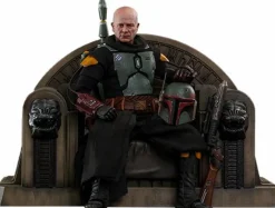 Star Wars: The Mandalorian - Boba Fett with Throne Deluxe 1/6th Scale Hot Toys Action Figure