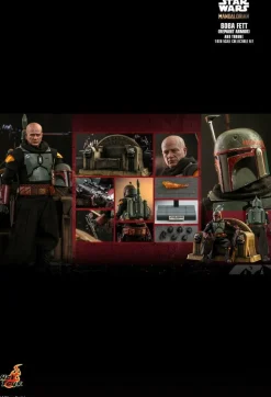 Star Wars: The Mandalorian - Boba Fett with Throne Deluxe 1/6th Scale Hot Toys Action Figure