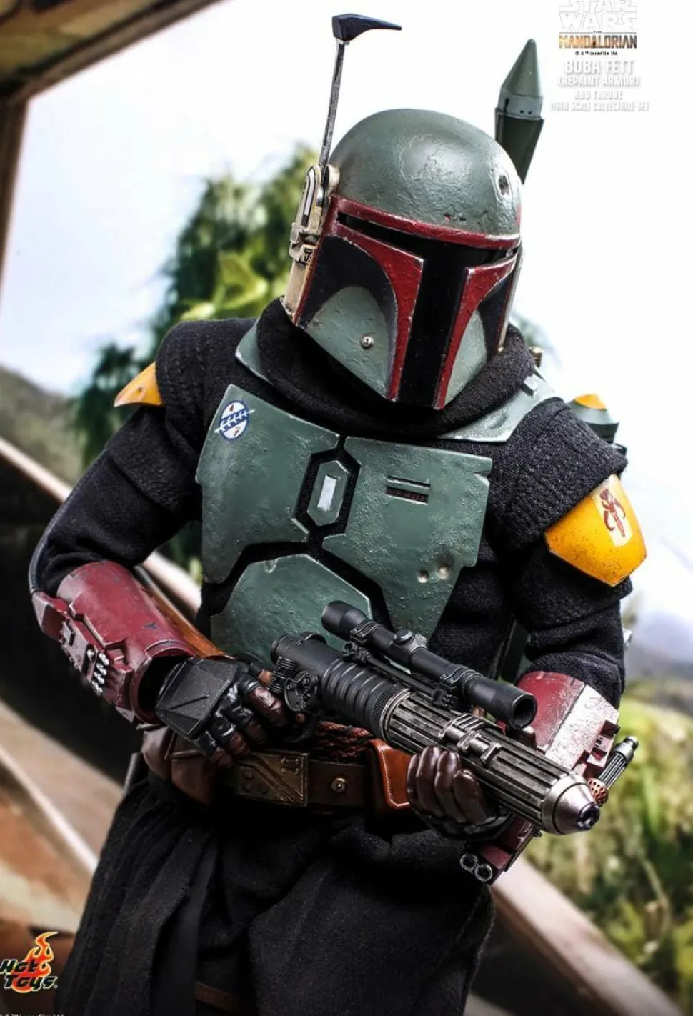 Star Wars: The Mandalorian - Boba Fett with Throne Deluxe 1/6th Scale Hot Toys Action Figure