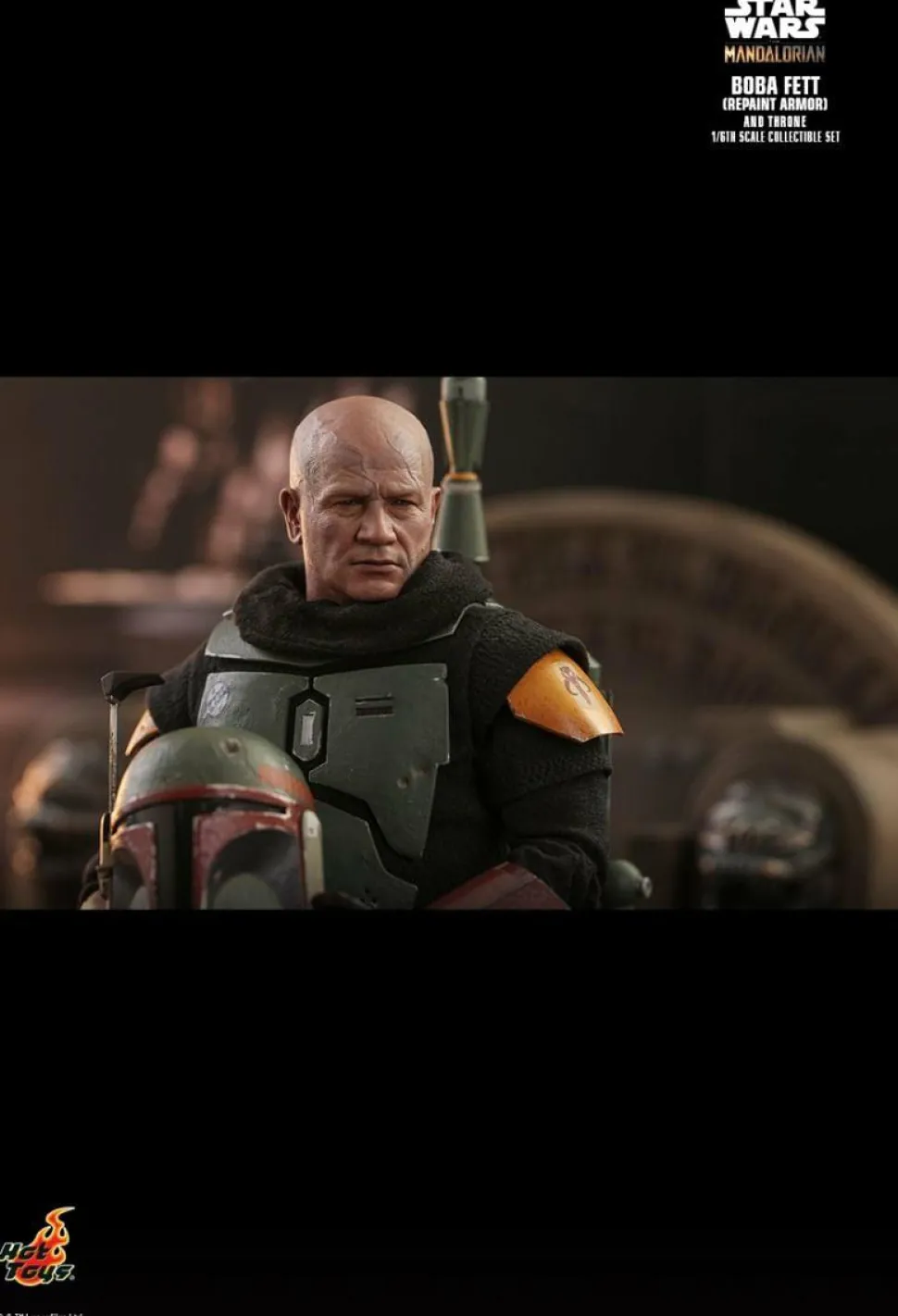 Star Wars: The Mandalorian - Boba Fett with Throne Deluxe 1/6th Scale Hot Toys Action Figure