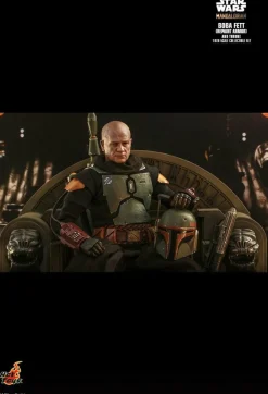 Star Wars: The Mandalorian - Boba Fett with Throne Deluxe 1/6th Scale Hot Toys Action Figure