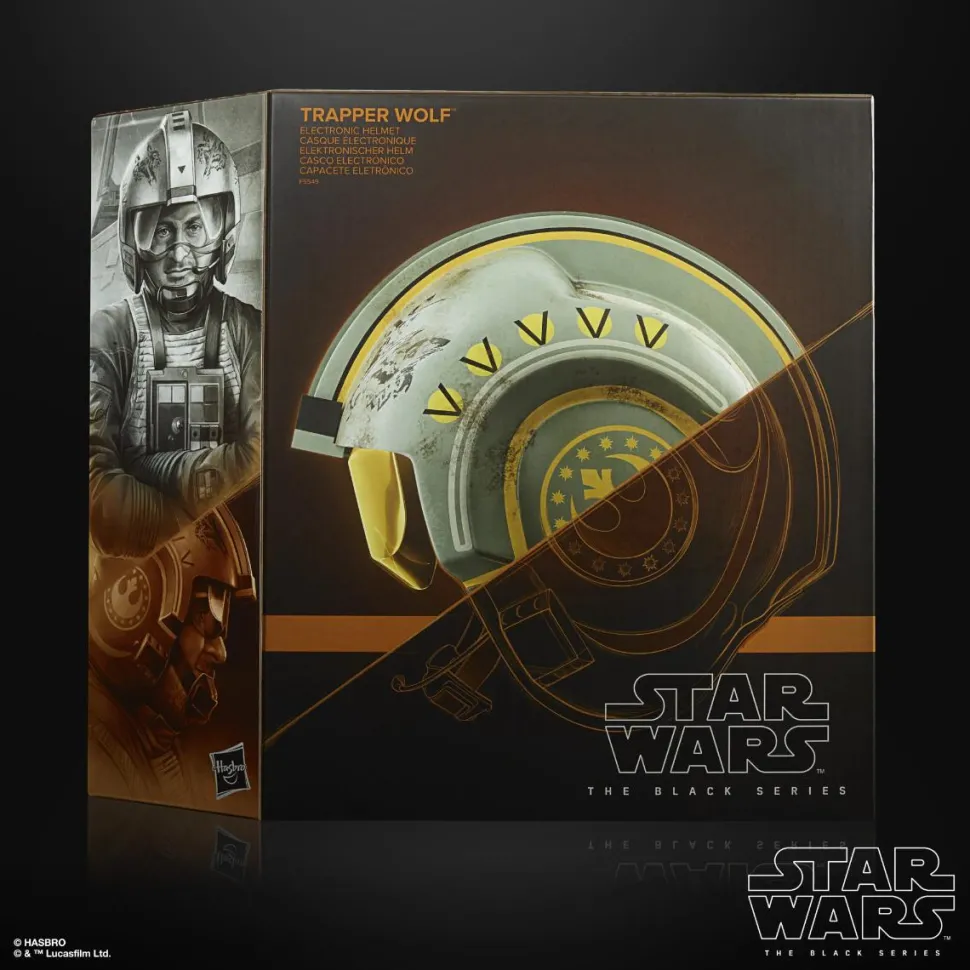 Star Wars: The Mandalorian - Trapper Wolf Helmet Black Series 1:1 Scale Life-Size Prop Replica