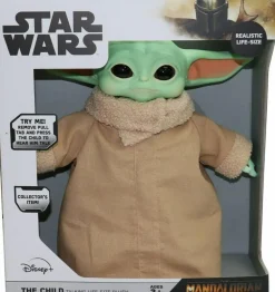 Star Wars: The Mandalorian - Baby Yoda (The Child) 13” Life-Size Talking Plush