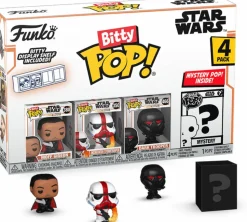 Star Wars: The Mandalorian - Moff Gideon, Incinerator Stormtrooper, Dark Trooper & Mystery Bitty Pop! Vinyl Figure 4-Pack